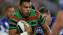 Ben Te'o in action for South Sydney during the 2014 grand final.