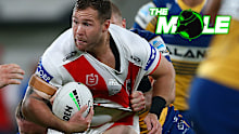 Trent Merrin of the Dragons, now retired from rugby league.