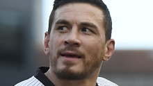 Sonny Bill Williams during his Super League debut for Toronto.