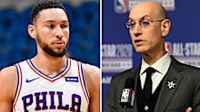 Ben Simmons and Adam Silver