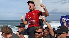 Tyler Wright has won her maiden Bells Beach title.