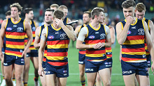 The Crows' finals hopes suffered a major blow after the dismal performance