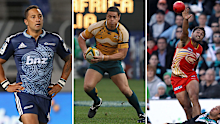 Benji Marshall, Timana Tahu and Karmichael Hunt.