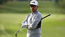 Rickie Fowler during the Wells Fargo Championship.