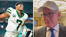 Woody Johnson has criticised Justin Fields