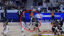 Dante Exum body slammed