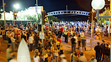 Schoolies celebrations in Surfers Paradise.