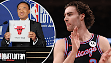 The Chicago Bulls get the no.4 pick. Josh Giddey.