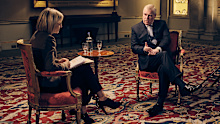 Prince Andrew during the BBC interview.