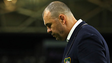Michael Cheika was left crestfallen after his side crashed out of the Rugby World Cup