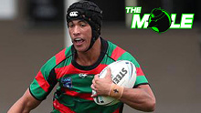 Joseph Suaalii in action for South Sydney juniors.