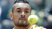 Nick Kyrgios at the Italian Open.