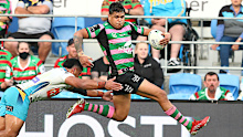 Latrell Mitchell streaks down the field.