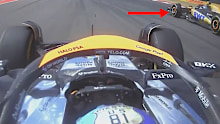 Oscar Piastri was given a five-second penalty for forcing Pierre Gasly off the track in the US Grand Prix sprint race.