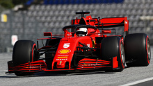 Sebastian Vettel finished 10th at the Austrian Grand Prix.