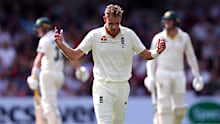 Broad was visibly annoyed on day three. 