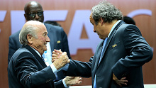 Sepp Blatter and Michel Platini