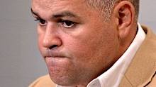 Broncos coach Anthony Seibold after his team's 59-0 loss to the Roosters.