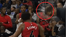 Brandon Ingram was fined for the water bottle offence.