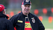 Danny Frawley at St Kilda training 