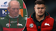 Wayne Bennett and Josh Schuster. 