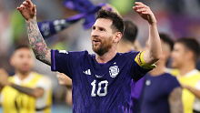 Lionel Messi's Argentina is through to a showdown with Australia at the World Cup.