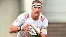 Kieran Read, playing for the Toyota Verblitz.