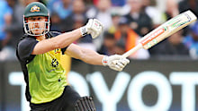 Chris Lynn during last summer's T20 matches against India.