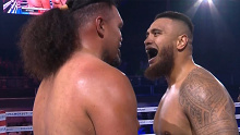 Monster heavyweights Toese Vousiuti and Marvin Feterika had to be separated after a brutal first round.