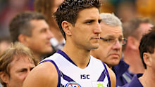 Fremantle captain Matthew Pavlich after his side's loss to Hawthorn in the 2013 AFL grand final.