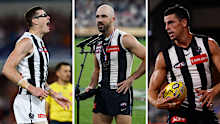 Mason Cox, Steele Sidebottom and Scott Pendlebury