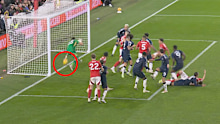 Aston Villa 'keeper Emi Martinez produced an all-time great save against Nottingham Forest in the Premier League.