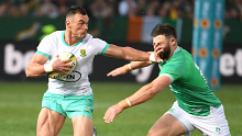 Jesse Kriel of the Springboks during the 2024 Castle Lager Incoming Series match between South Africa and Ireland at Loftus Versfeld on July 06, 2024 in Pretoria, South Africa. (Photo by Lee Warren/Gallo Images)