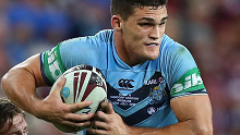 NSW halfback Nathan Cleary during a State of Origin game.