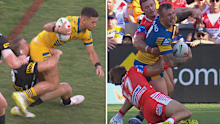 Mitch Kenny's tackle compared to Ryan Couchman.
