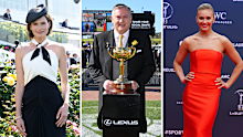 Francesca Cumani, Eddie McGuire, Ariarne Titmus