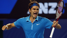 Roger Federer beat Andy Murray 6-3 6-4 7-6 (13-11) in the 2010 Australian Open men's final, winning his third title at the Grand Slam.