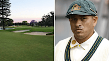 Usman Khawaja shared a photo from a golf course on social media