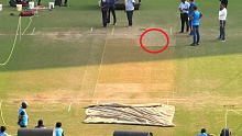 Curators avoided watering the pitch in Nagpur outside the left-hander's off stump.