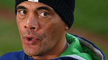 Stephen Kearney on Friday, as his Warriors team was thumped by the Rabbitohs.