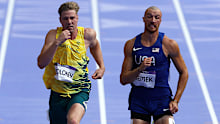 Ash Moloney competing in Paris.