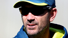 Australian coach Justin Langer.