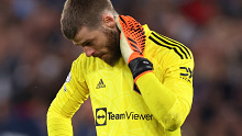 David de Gea of Manchester United after conceding an "absolute howler" against West Ham.