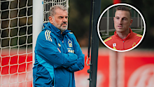Ange Postecoglou and Chris Wood.