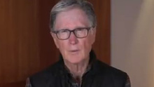 Liverpool owner John W Henry in his video message to Reds fans.