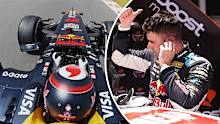 Broc Feeney got over his heartbreaking championship loss by driving an F1 car the next day.