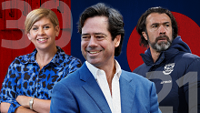 Jen Watt, Gillon McLachlan and Chris Scott are among the AFL's top 50 influencers.