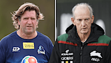 Des Hasler and Wayne Bennett are fighting to avoid their first wooden spoon.