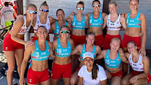 The Norwegian beach handball team, in an Instagram post thanking supporters.