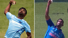 Rayudu's action was noted as looking eerily similar to Muralitharan's during the first ODI against Australia
